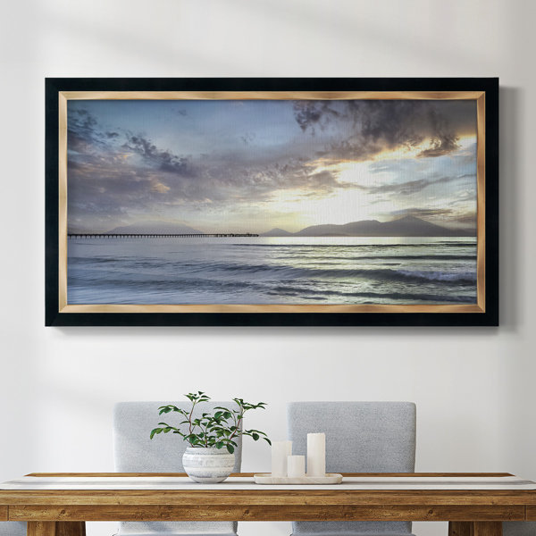 Dovecove Island Calm Framed On Canvas Print Wayfair